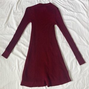 American Eagle Sweater Red Dress